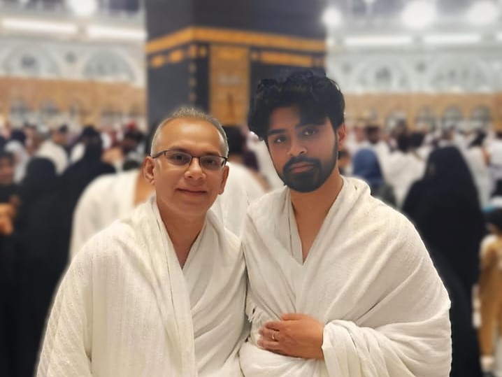 Brother Imran with his son - Umrah 2026
